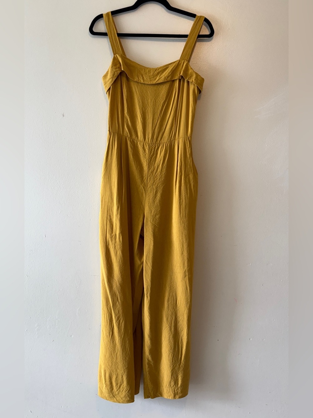 Birds of North America Sandgrouse Jumpsuit In Mustard Yellow Size 6 Square-Neck - Picture 3 of 15